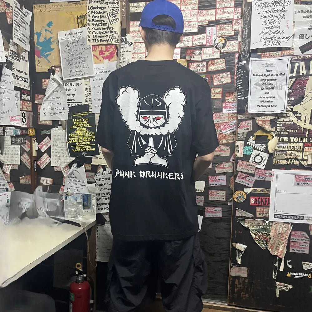 【NUMB x PUNK DRUNKERS】 "もくもく忍者" S/S T-shirts - NUMB STORE