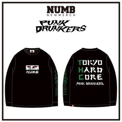【NUMB x PUNK DRUNKERS】ハードコアロンTEE - NUMB STORE