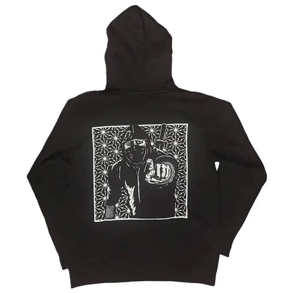 忍者 PULL - OVER HOODIE - NUMB